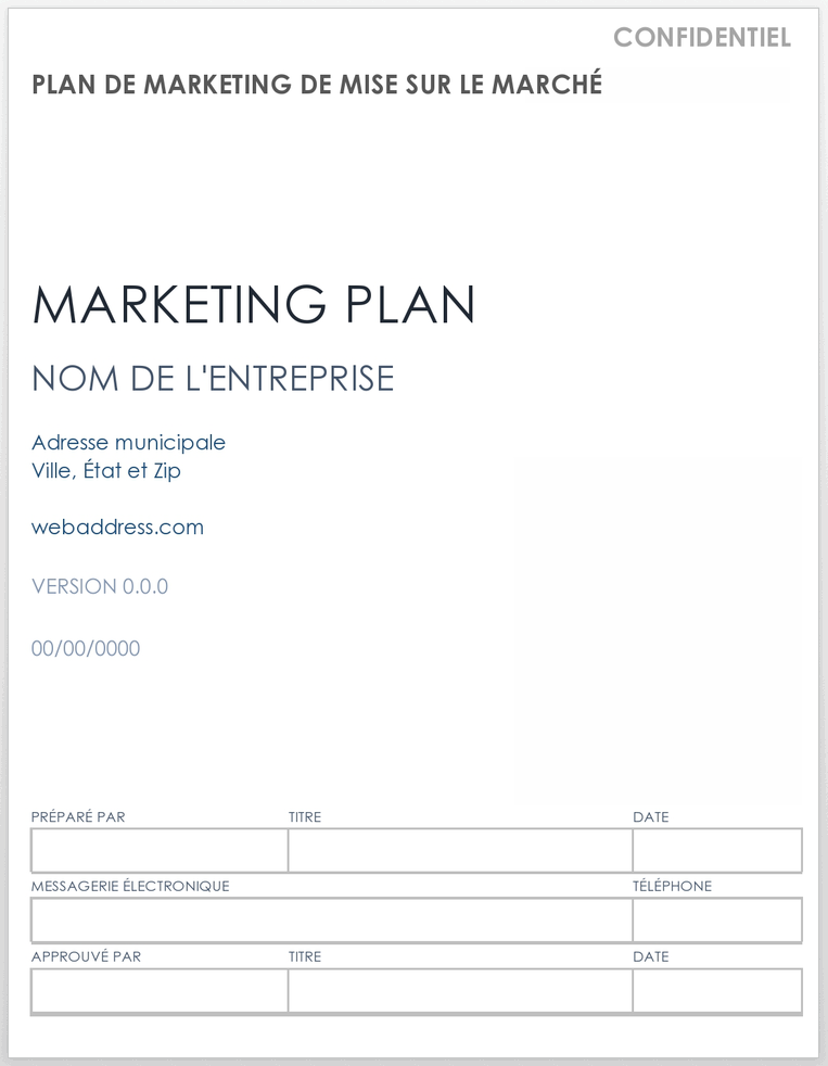 Aller au plan marketing du marché